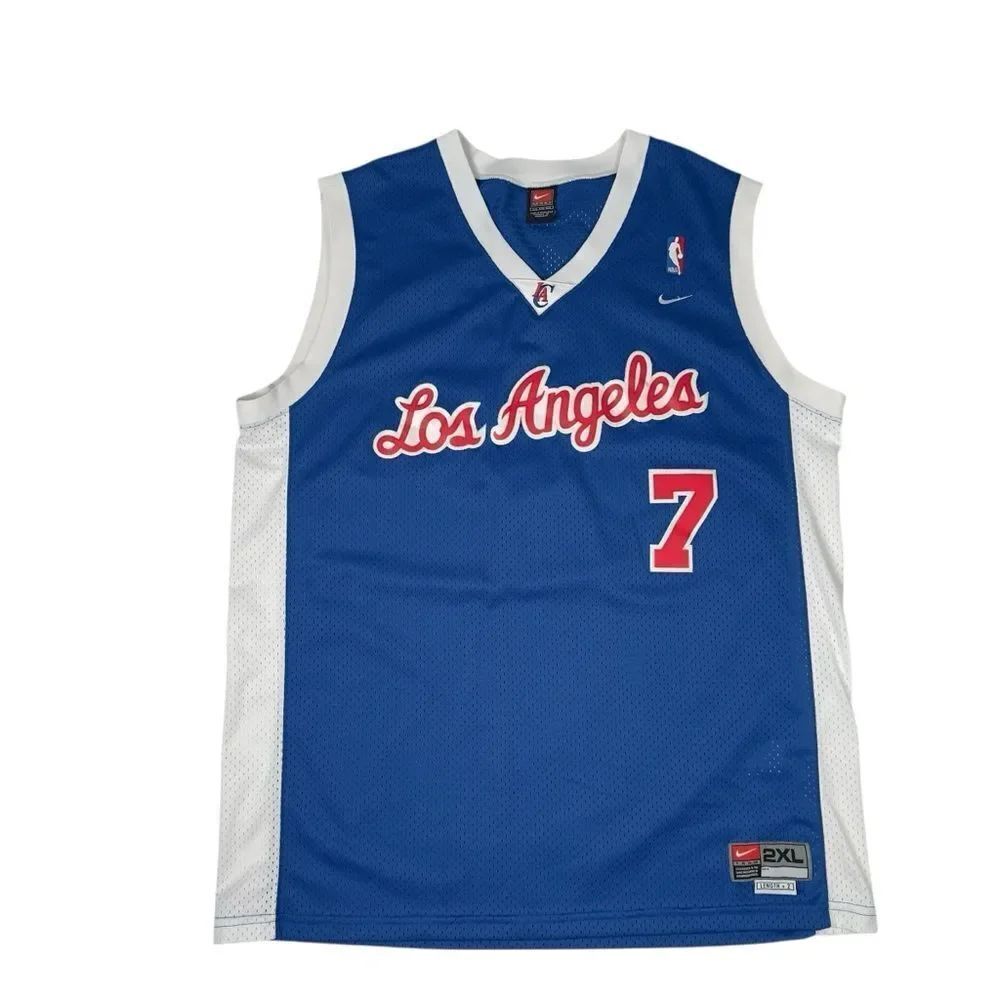 Vintage Lamar Odom Nike Los Angeles Clippers NBA Swingman Jersey Mens Sz 2XL